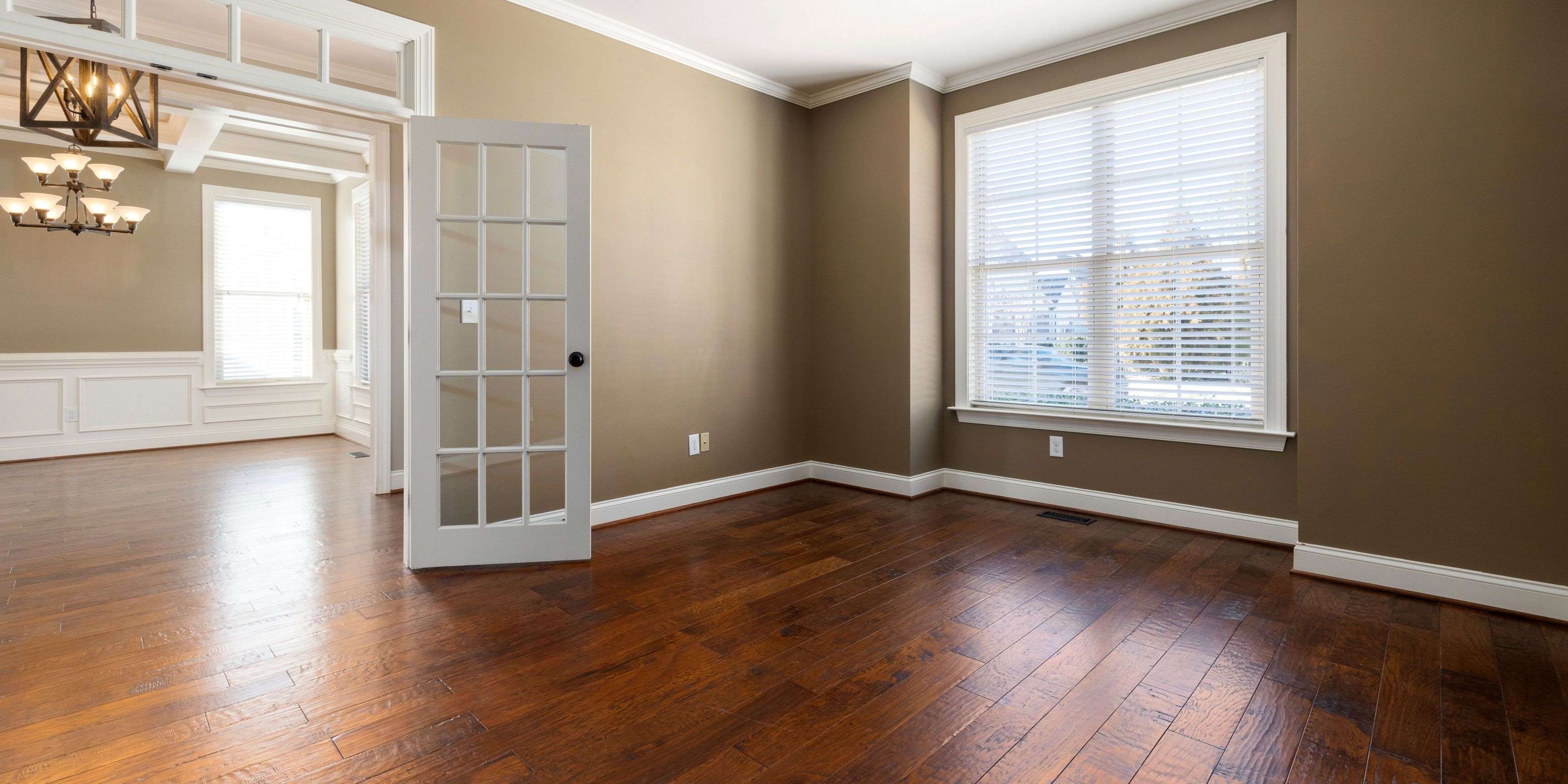 Solid hardwood floor installation on Long Island